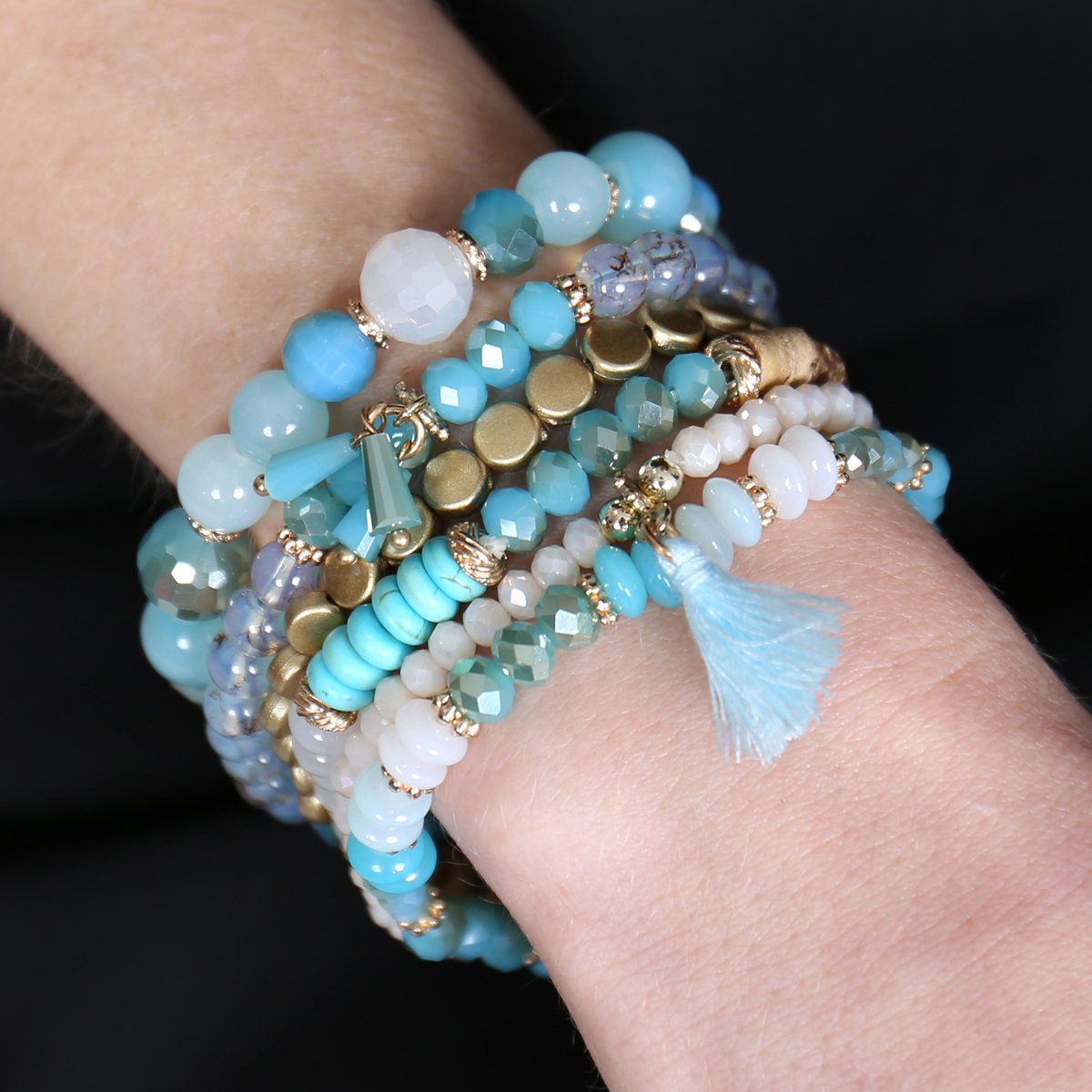 Women's Beaded Stack Bracelet