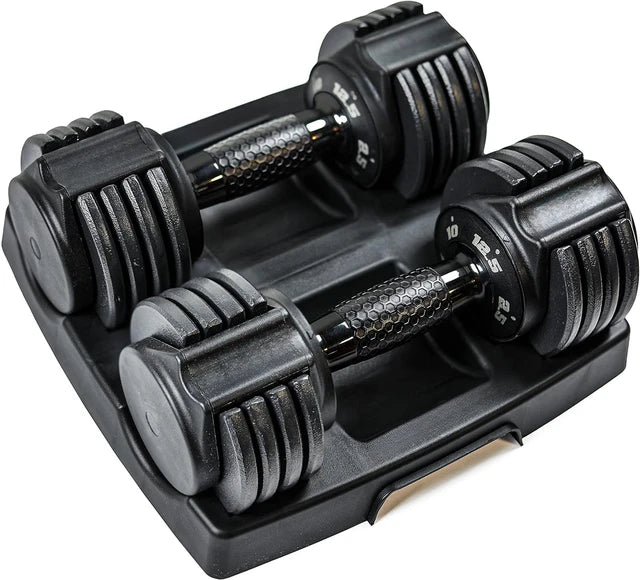 Adjustable Dumbbell with Rotating Handle