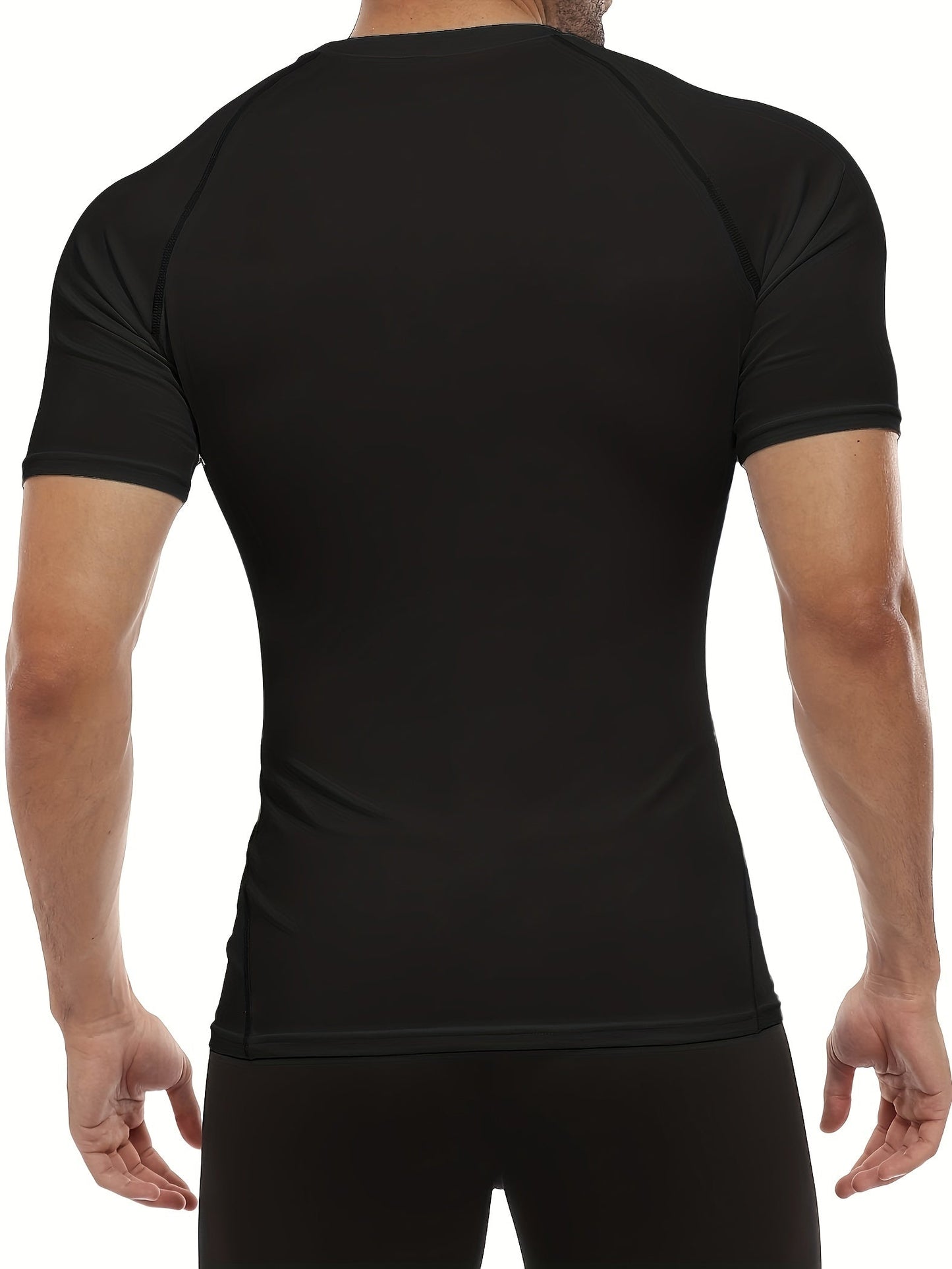 Mens Compression Workout Tshirt Set