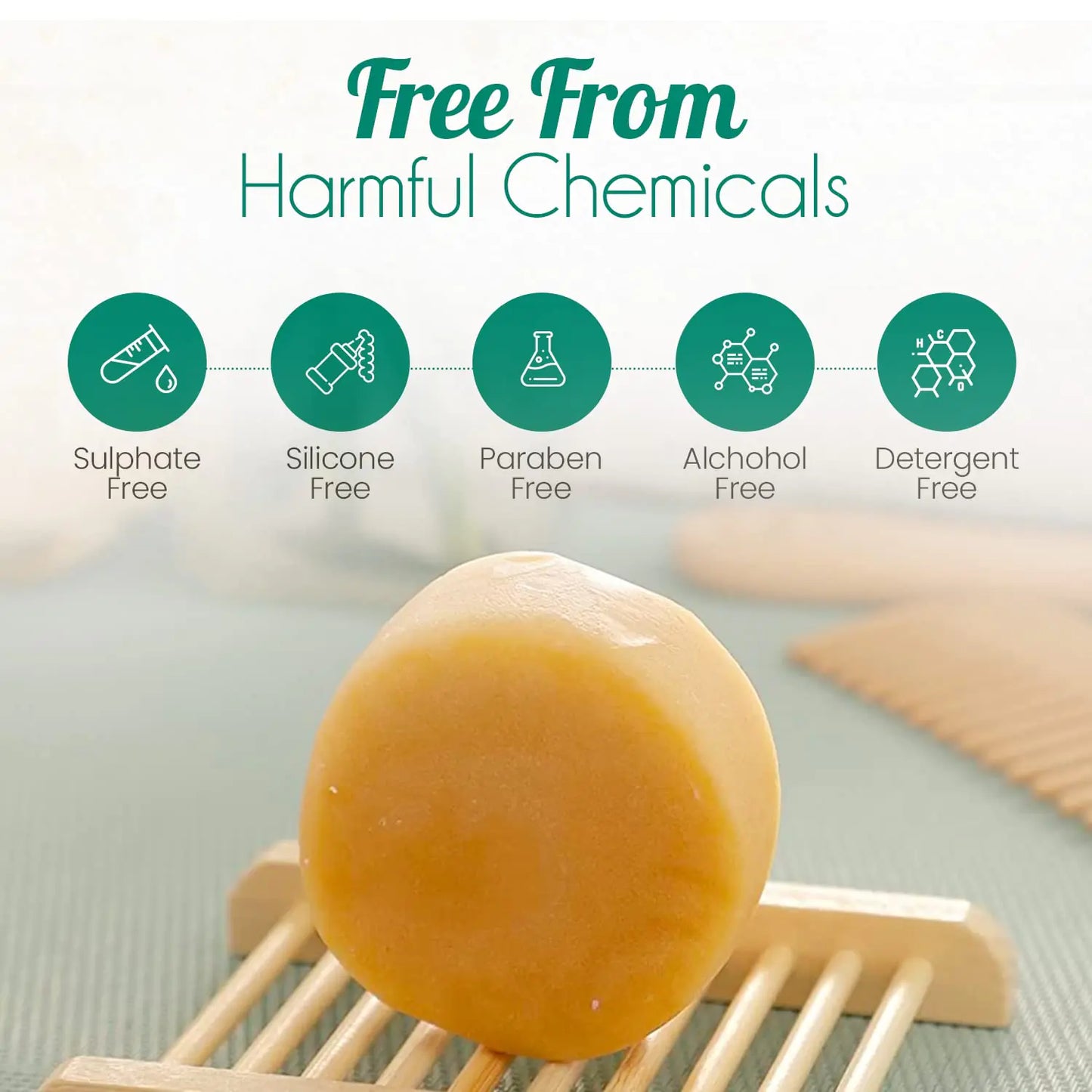 All-Natural Citrus Conditioner Bar - Eco-Friendly