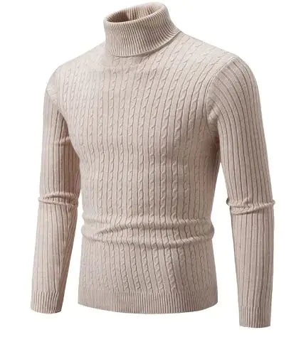 Men's Turtleneck Knitted Sweater