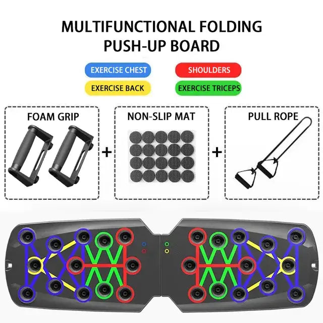 Portable Folding Push-up Board