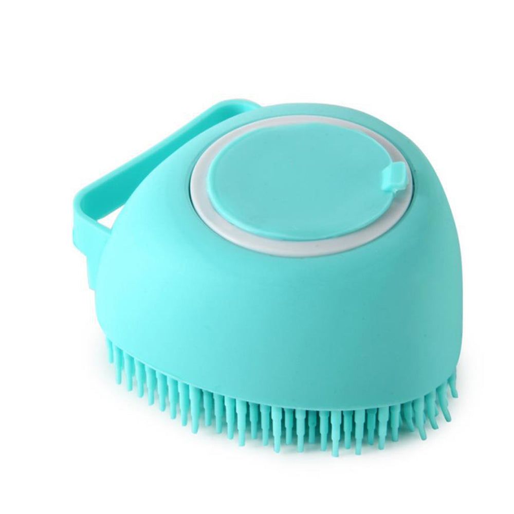 Dog Cleaning Pet Massage Shampoo Silicone Brush