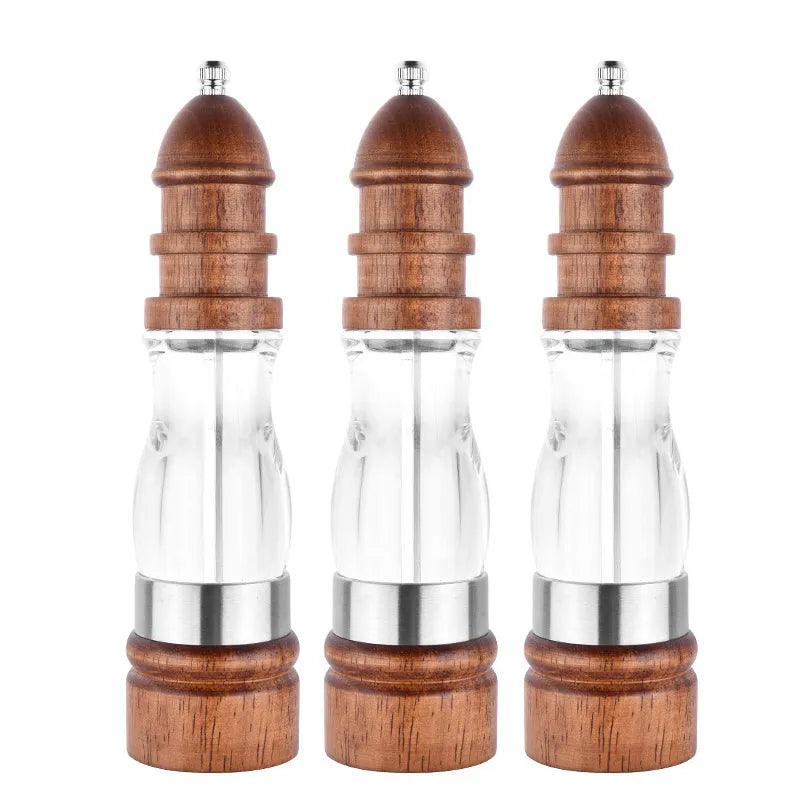 Wooden Salt and Pepper Grinder Set