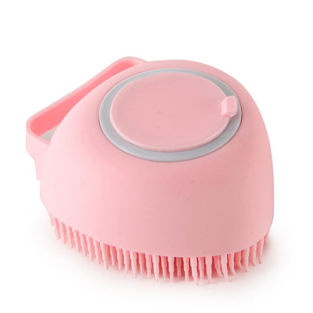 Dog Cleaning Pet Massage Shampoo Silicone Brush