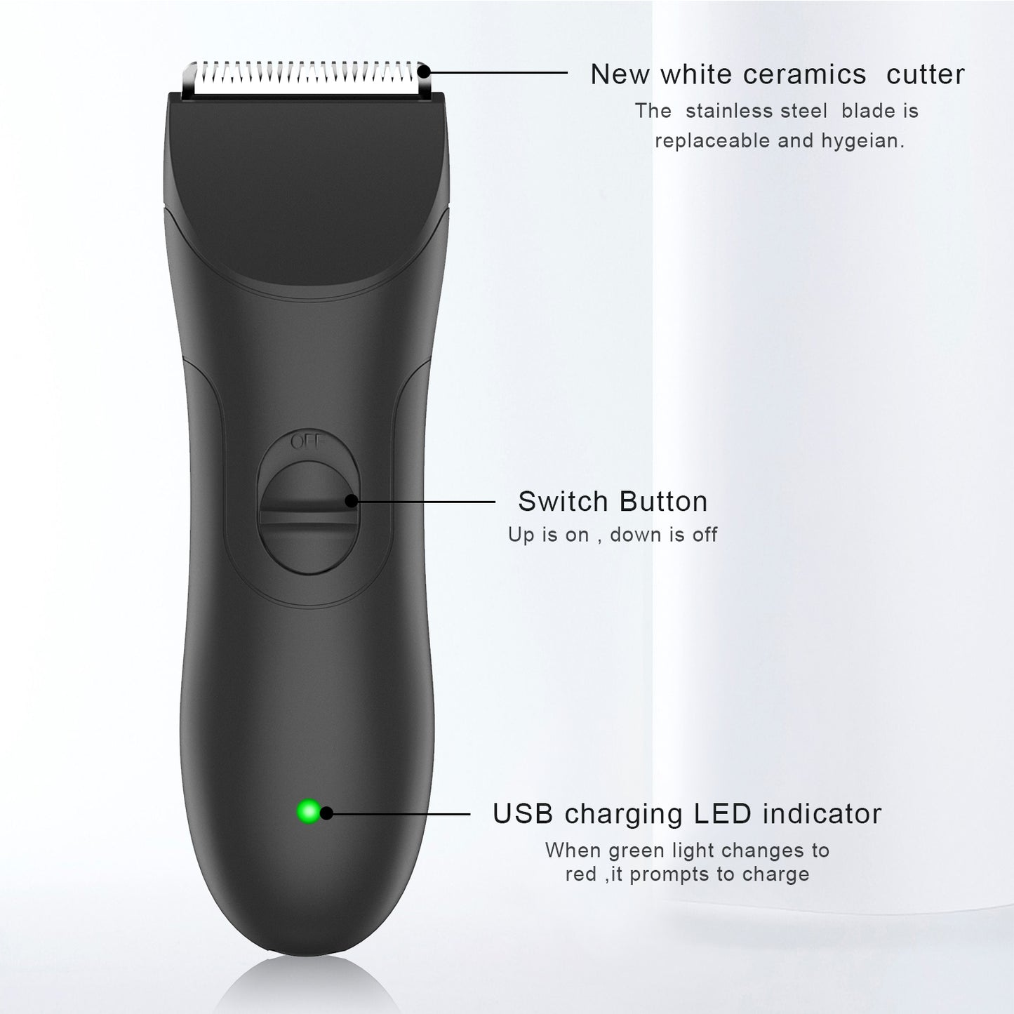 Waterproof Electric Hair Trimmer