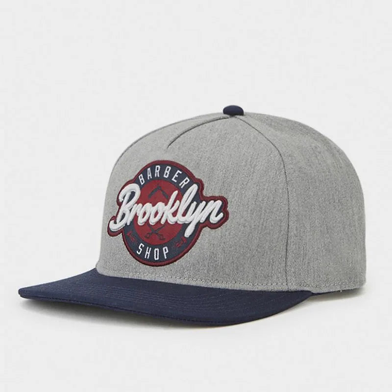 BROOKLYN Faux Suede Hip Hop Red Snapback