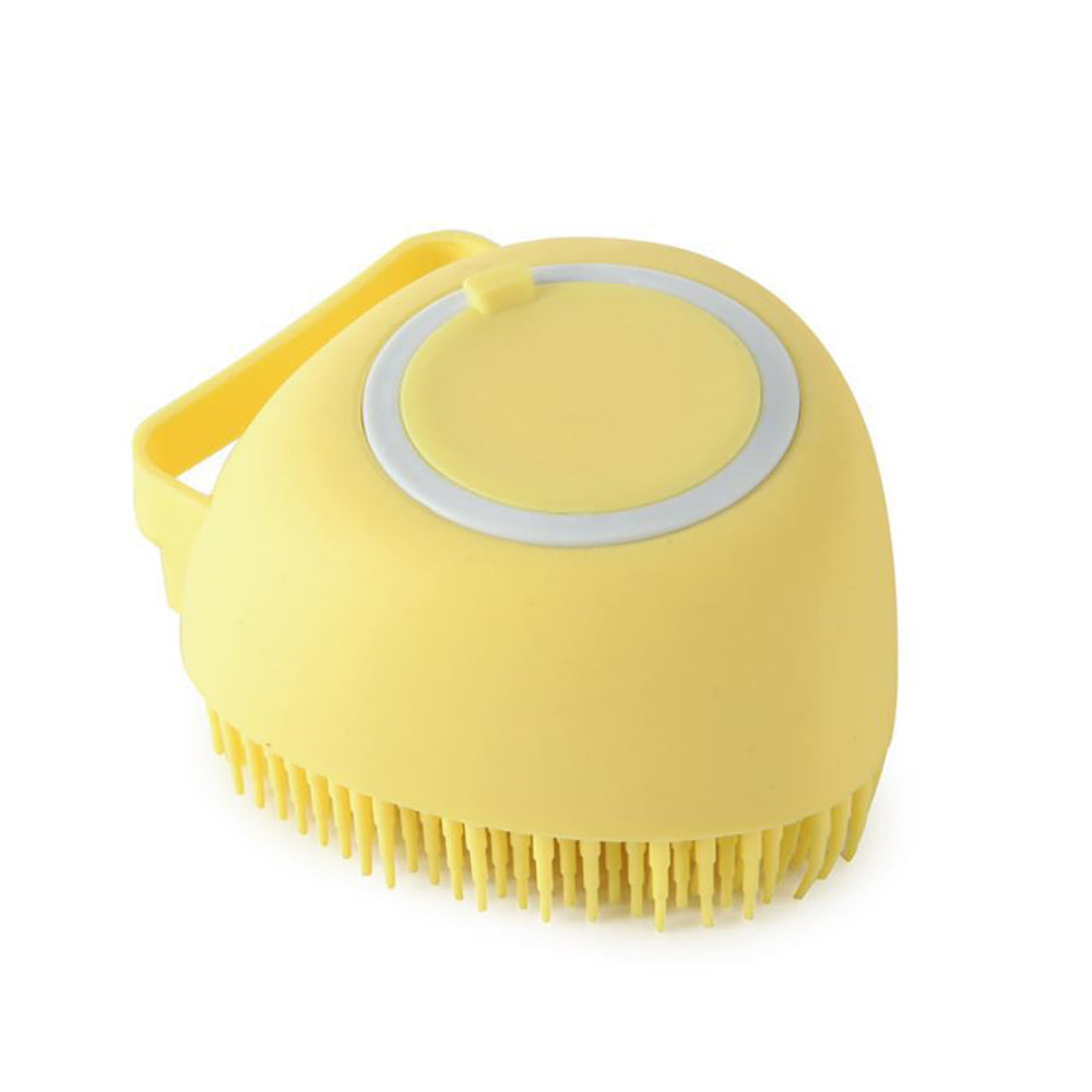 Dog Cleaning Pet Massage Shampoo Silicone Brush