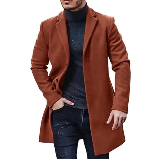 Men's Casual Wool Trench Coats