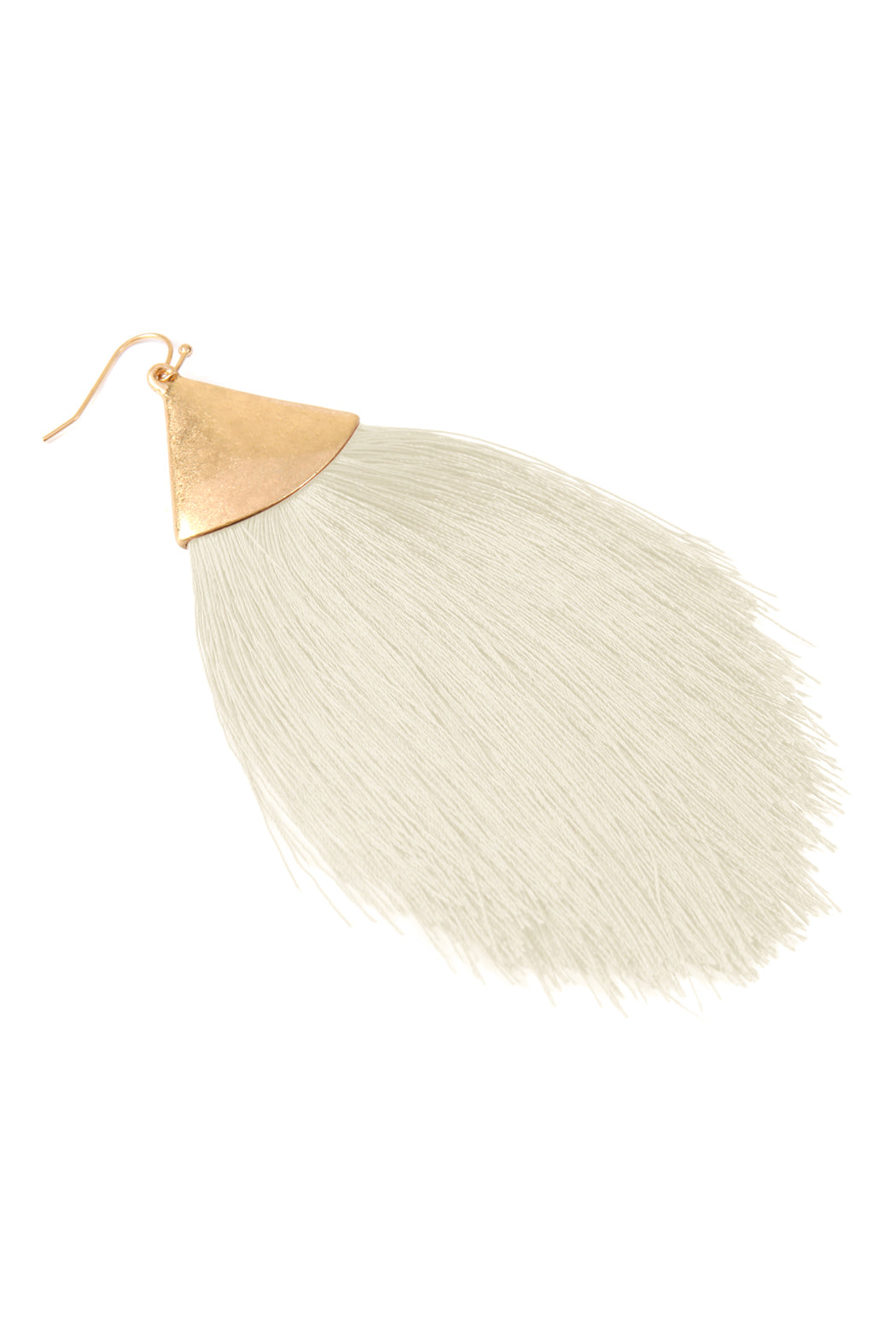 Oversized Tassel Drop Earrings