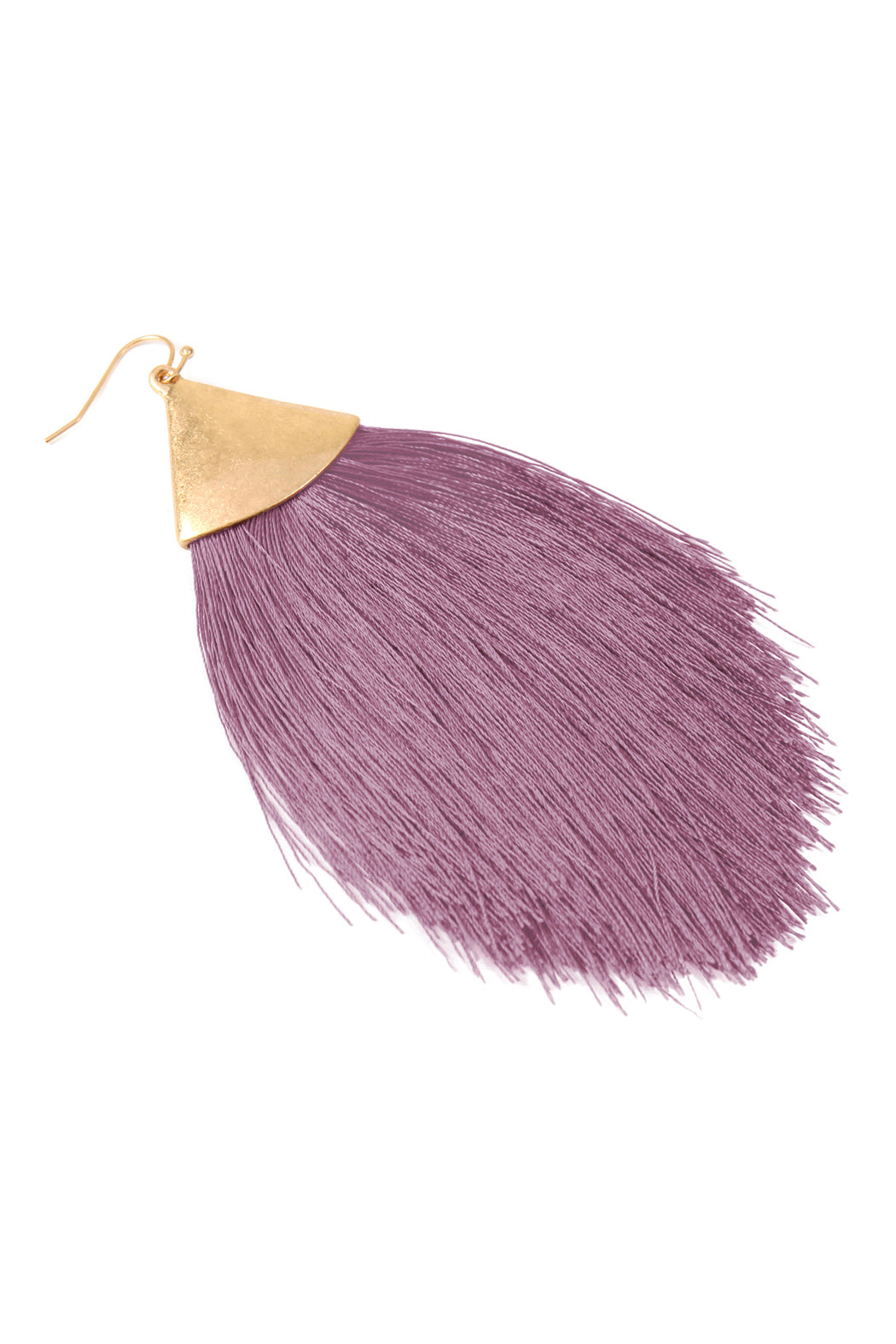 Oversized Tassel Drop Earrings