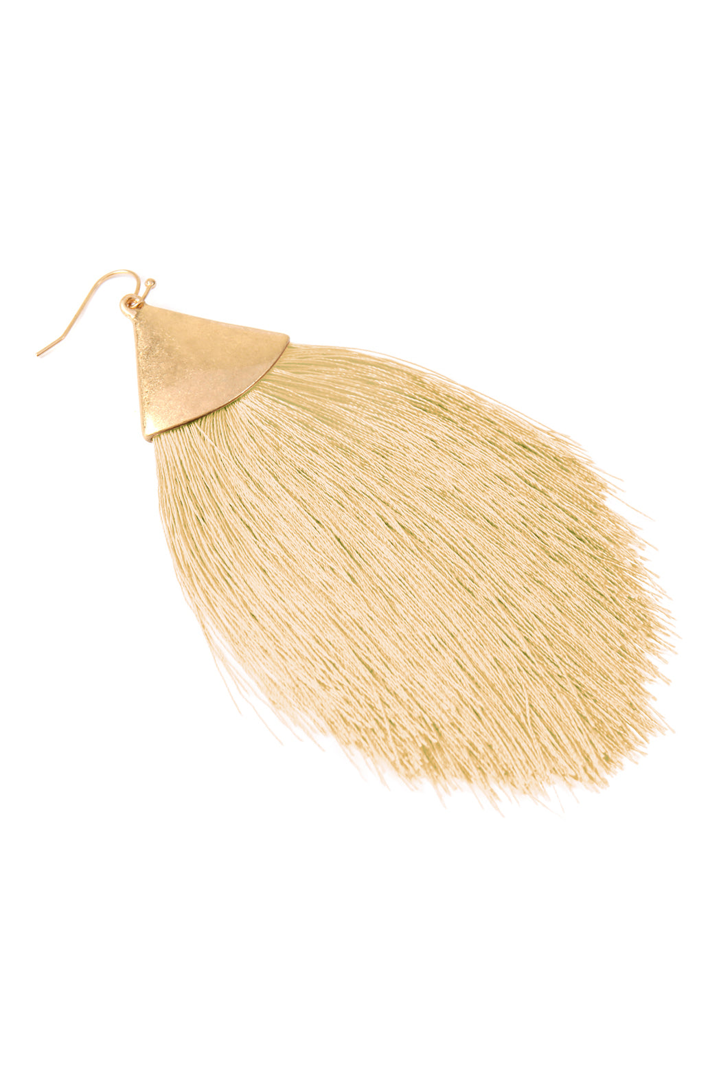 Oversized Tassel Drop Earrings