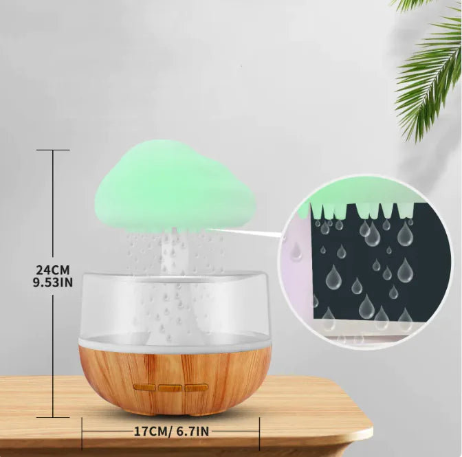 Raining Cloud Humidifier With Night Light