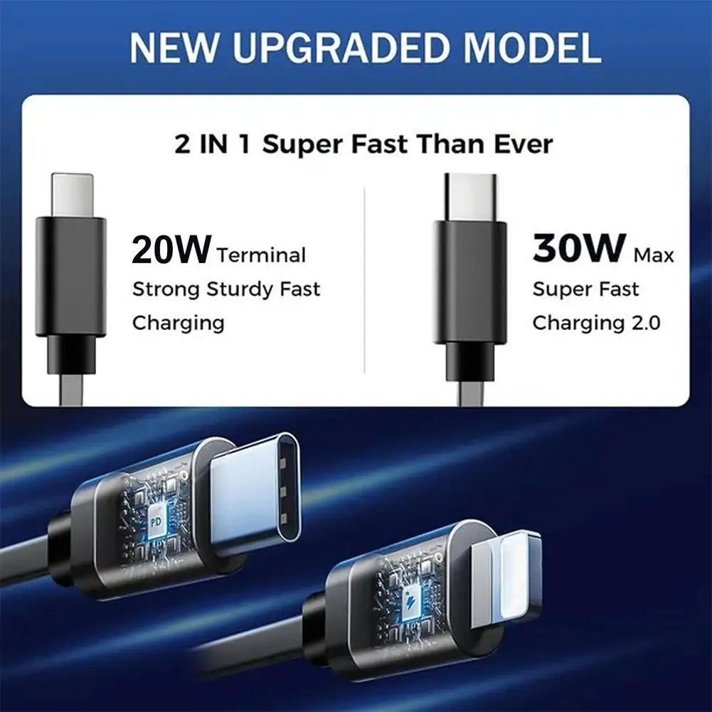 4 in 1 Retractable Car Charger 100w USB Type C