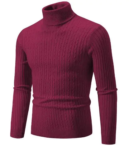 Men's Turtleneck Knitted Sweater