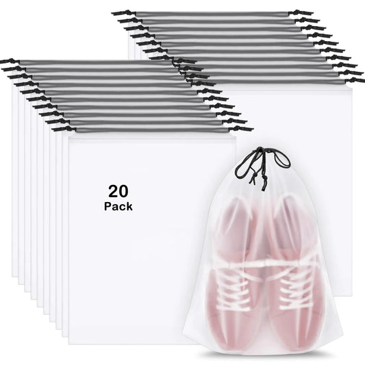 20 Pack Travel Shoe Bags