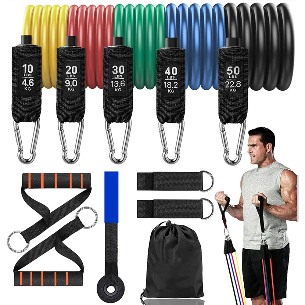 16 PC Resistance Band Set