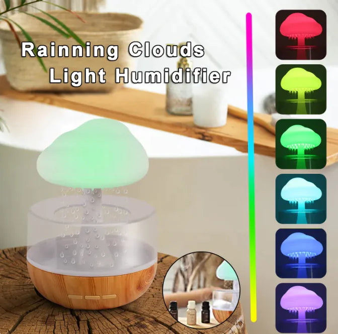 Raining Cloud Humidifier With Night Light