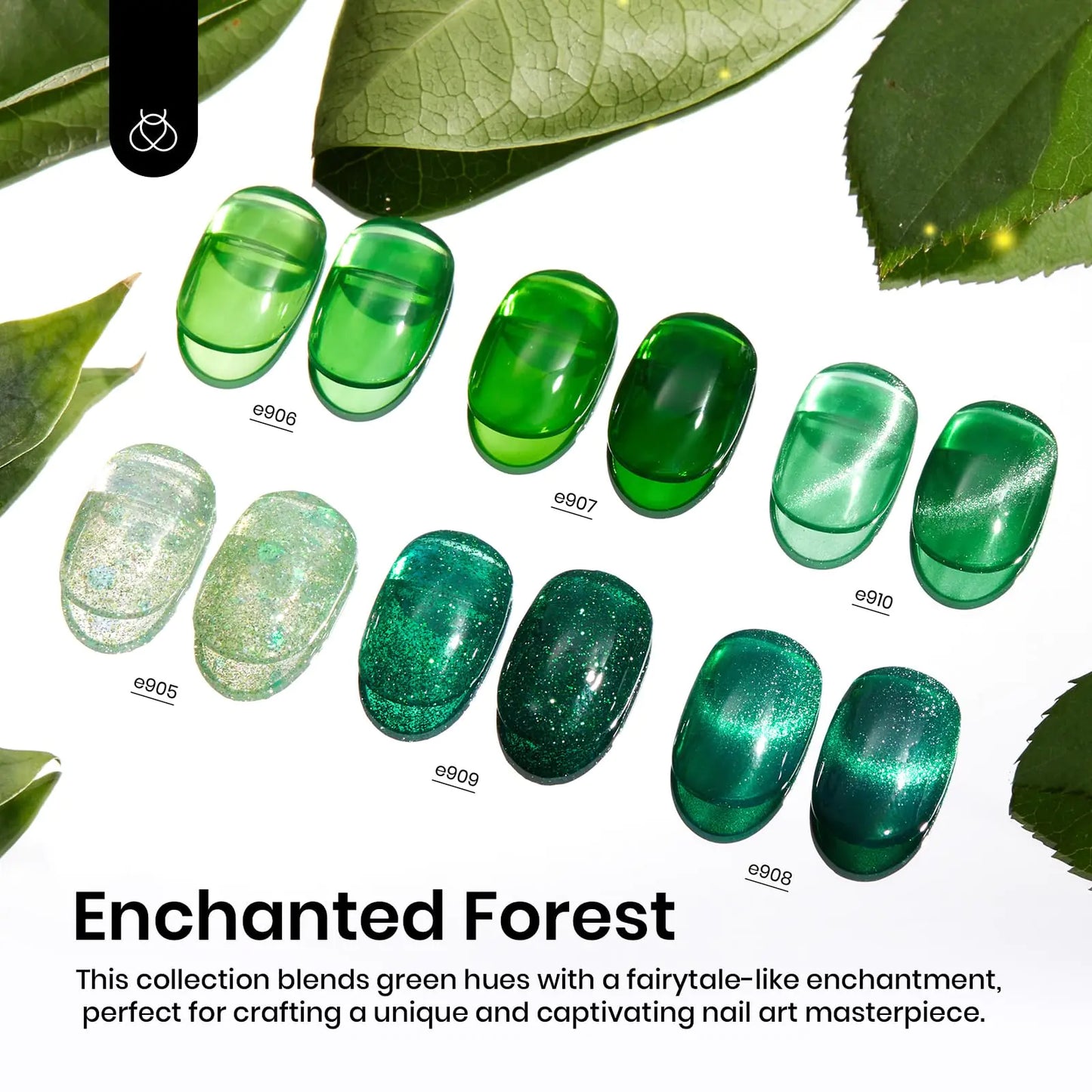 Beetles Green Gel Nail Polish Set