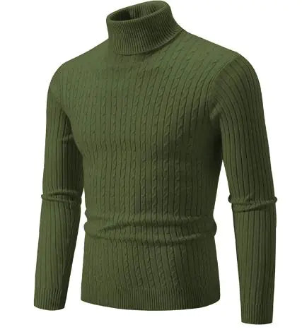 Men's Turtleneck Knitted Sweater