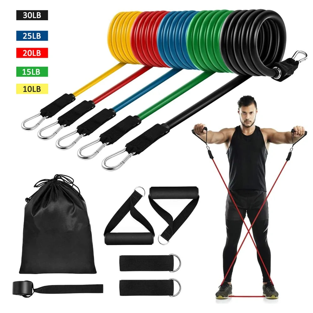 16 PC Resistance Band Set